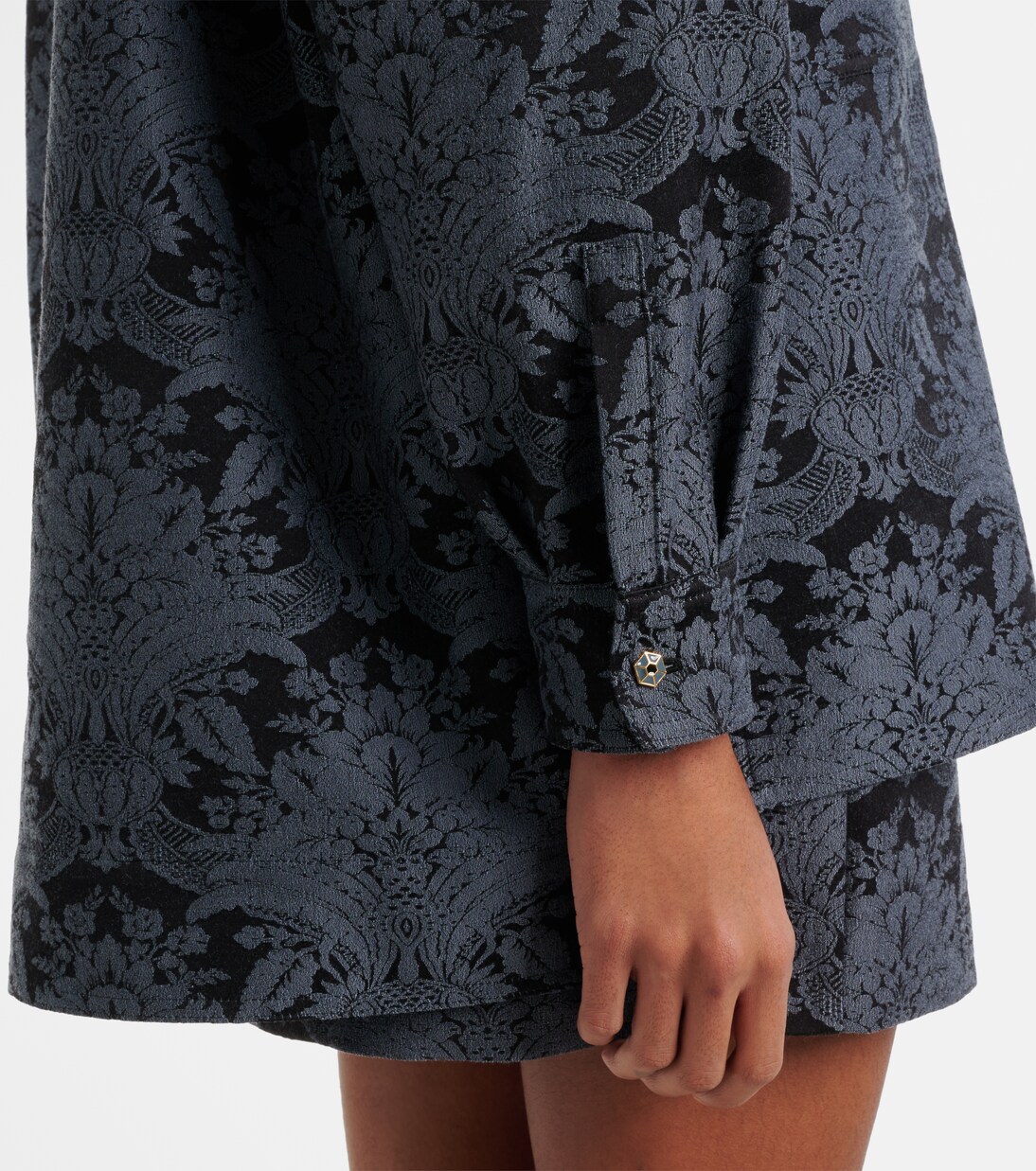 Anemone wool-blend jacquard shirt | Max Mara