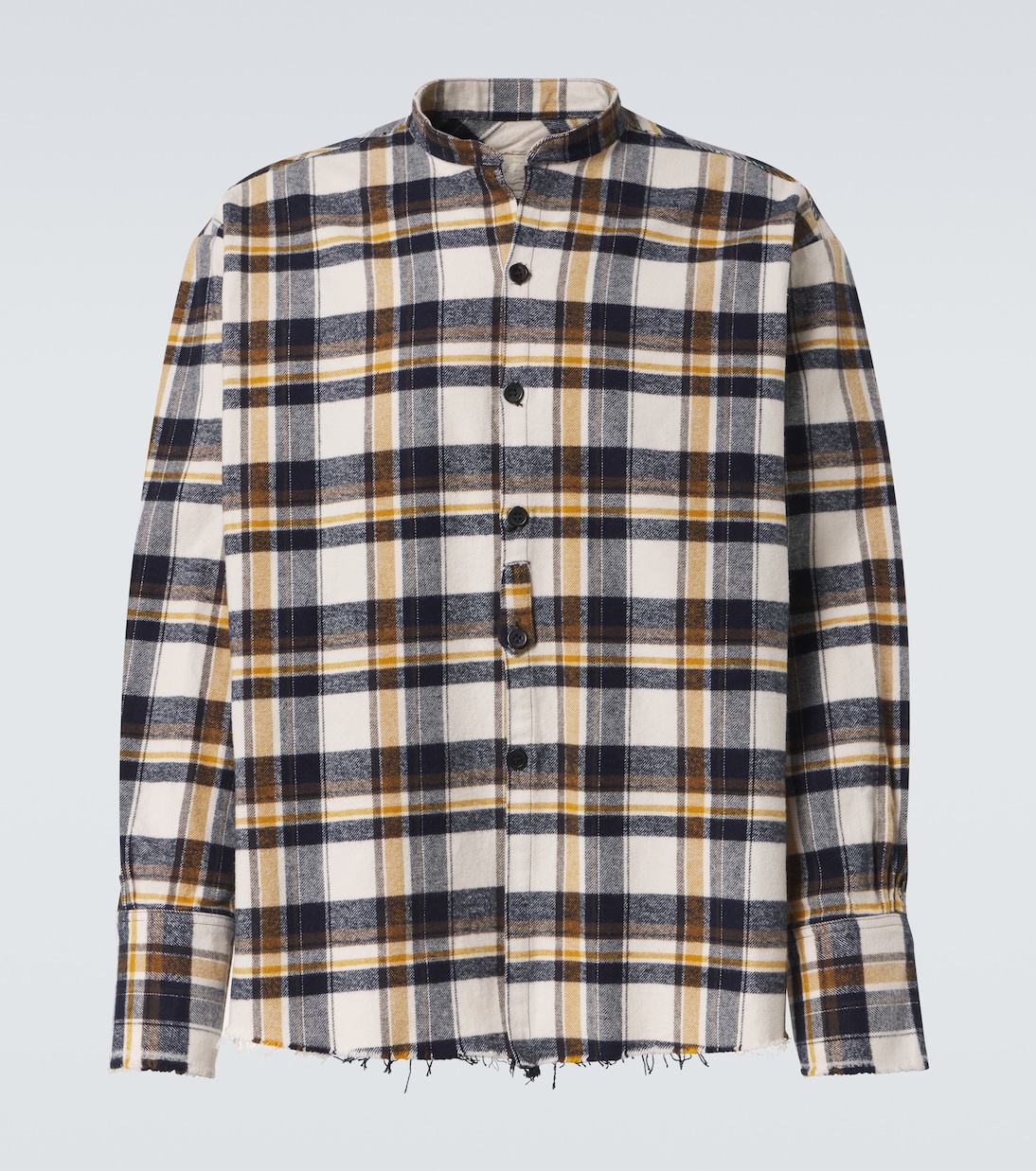 Plaid cotton shirt | Greg Lauren