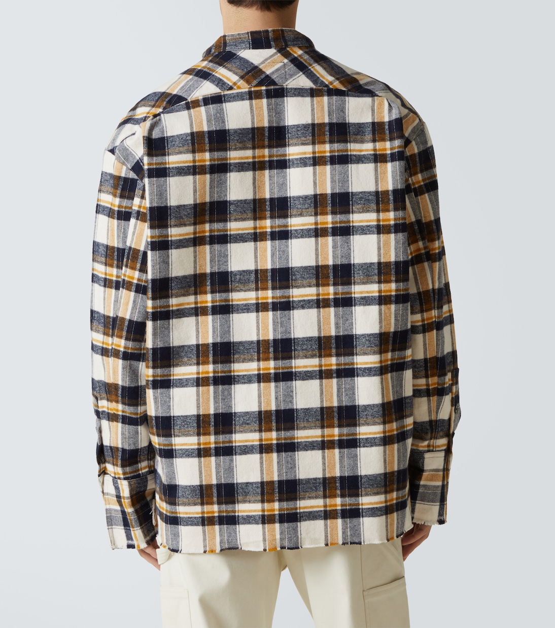 Plaid cotton shirt | Greg Lauren