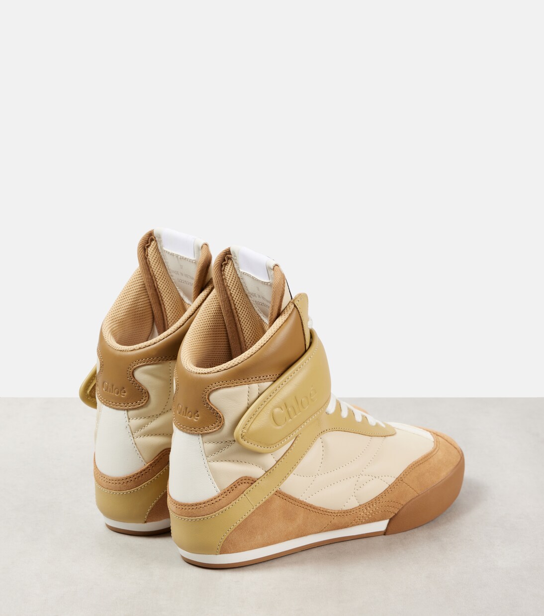 Chloé Kick high-top leather sneakers | Chloé