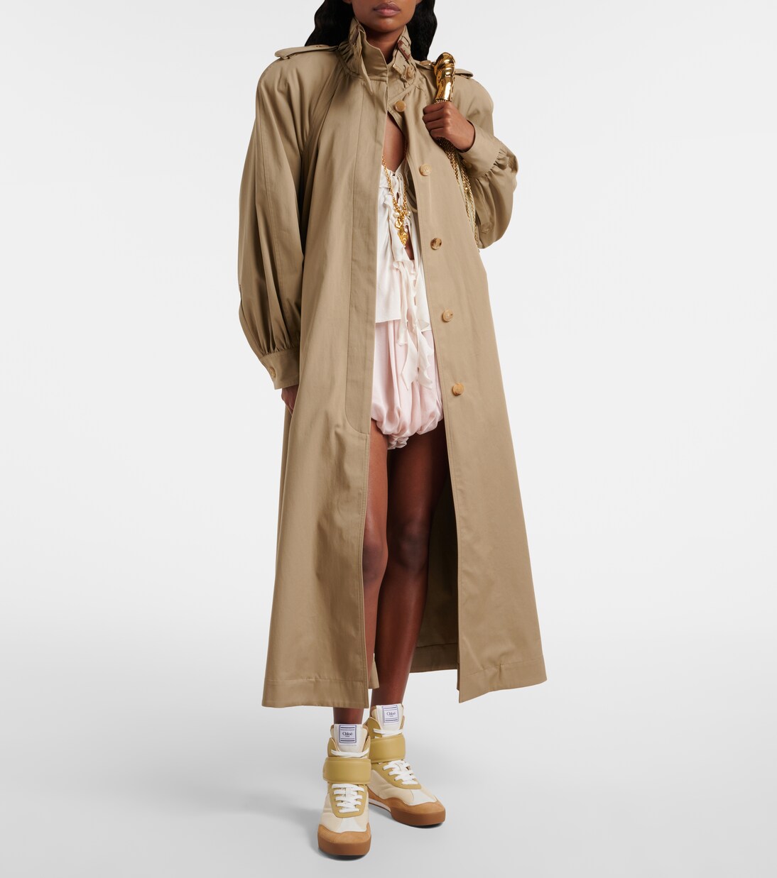 Chloé Kick high-top leather sneakers | Chloé