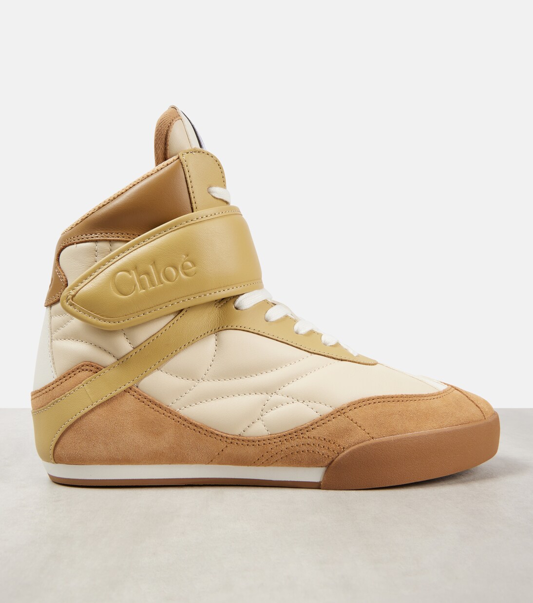 Chloé Kick high-top leather sneakers | Chloé
