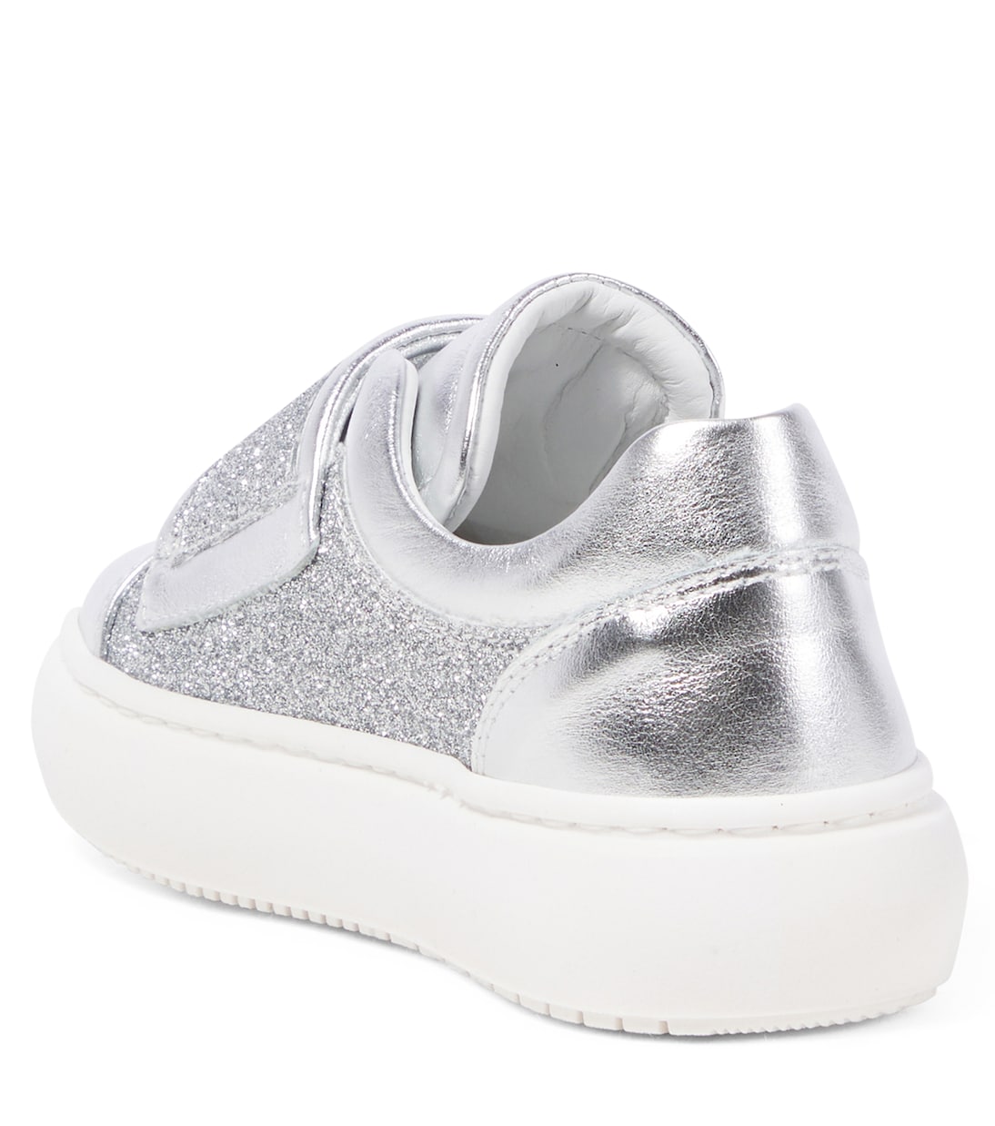 Logo leather sneakers | Moschino Kids