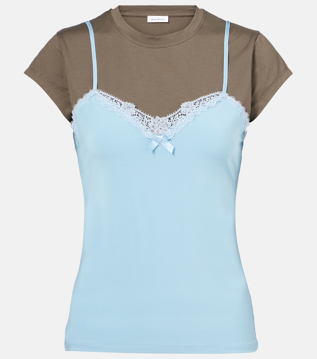 Layered jersey top | Acne Studios