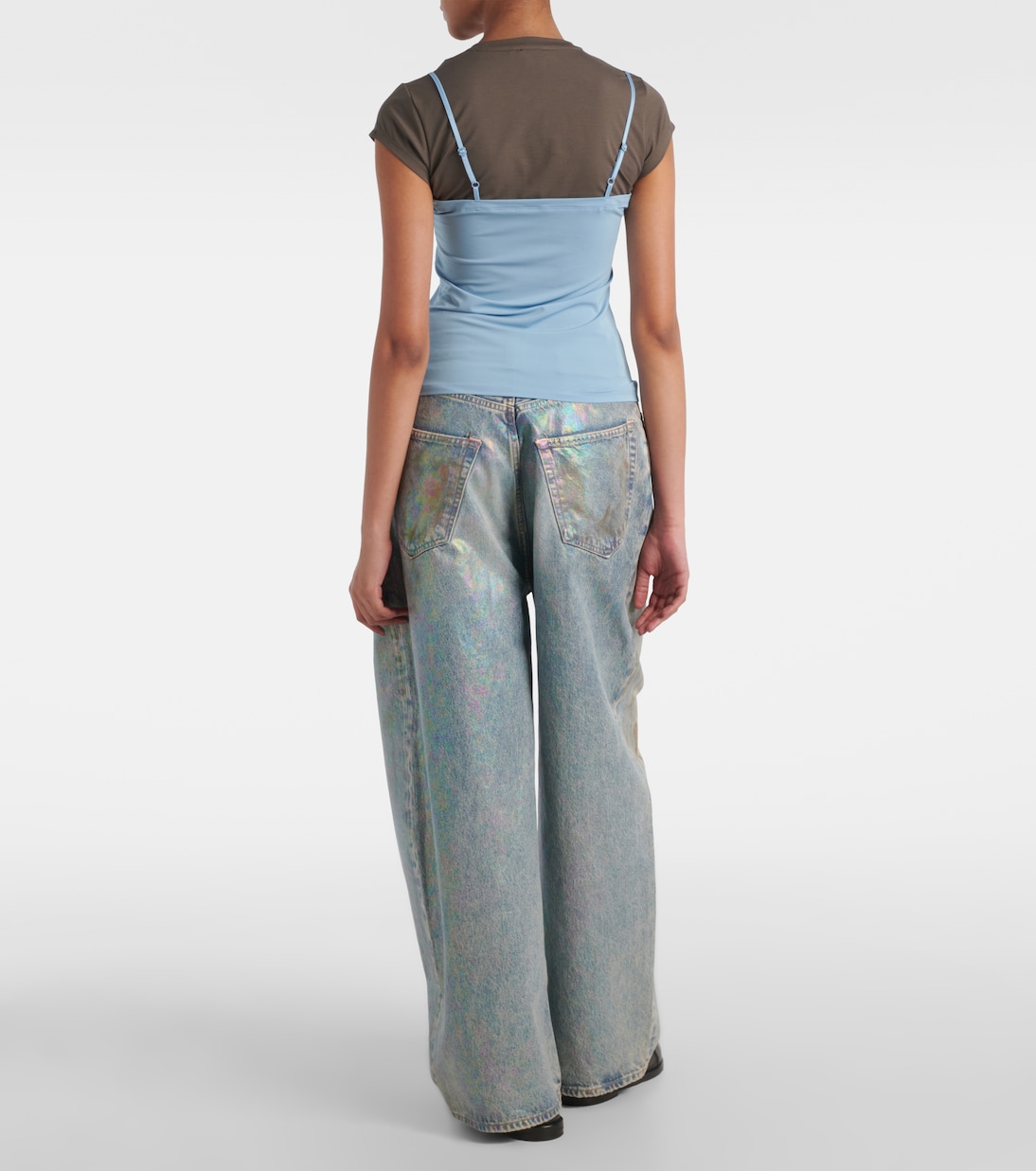 Layered jersey top | Acne Studios