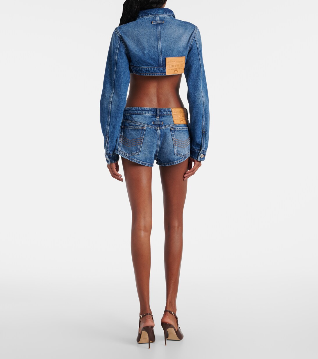 Cropped denim jacket | Jean Paul Gaultier