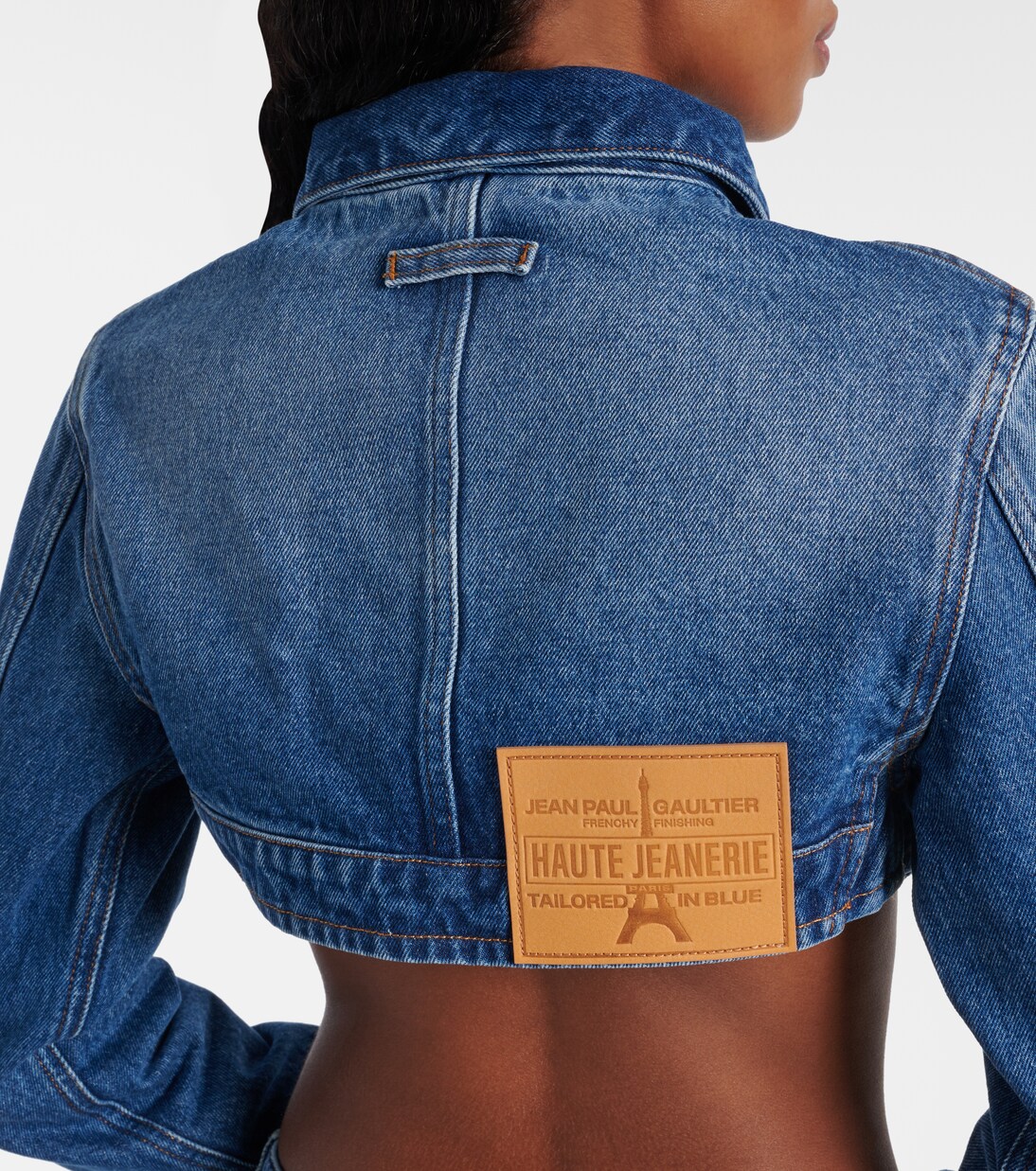 Cropped denim jacket | Jean Paul Gaultier