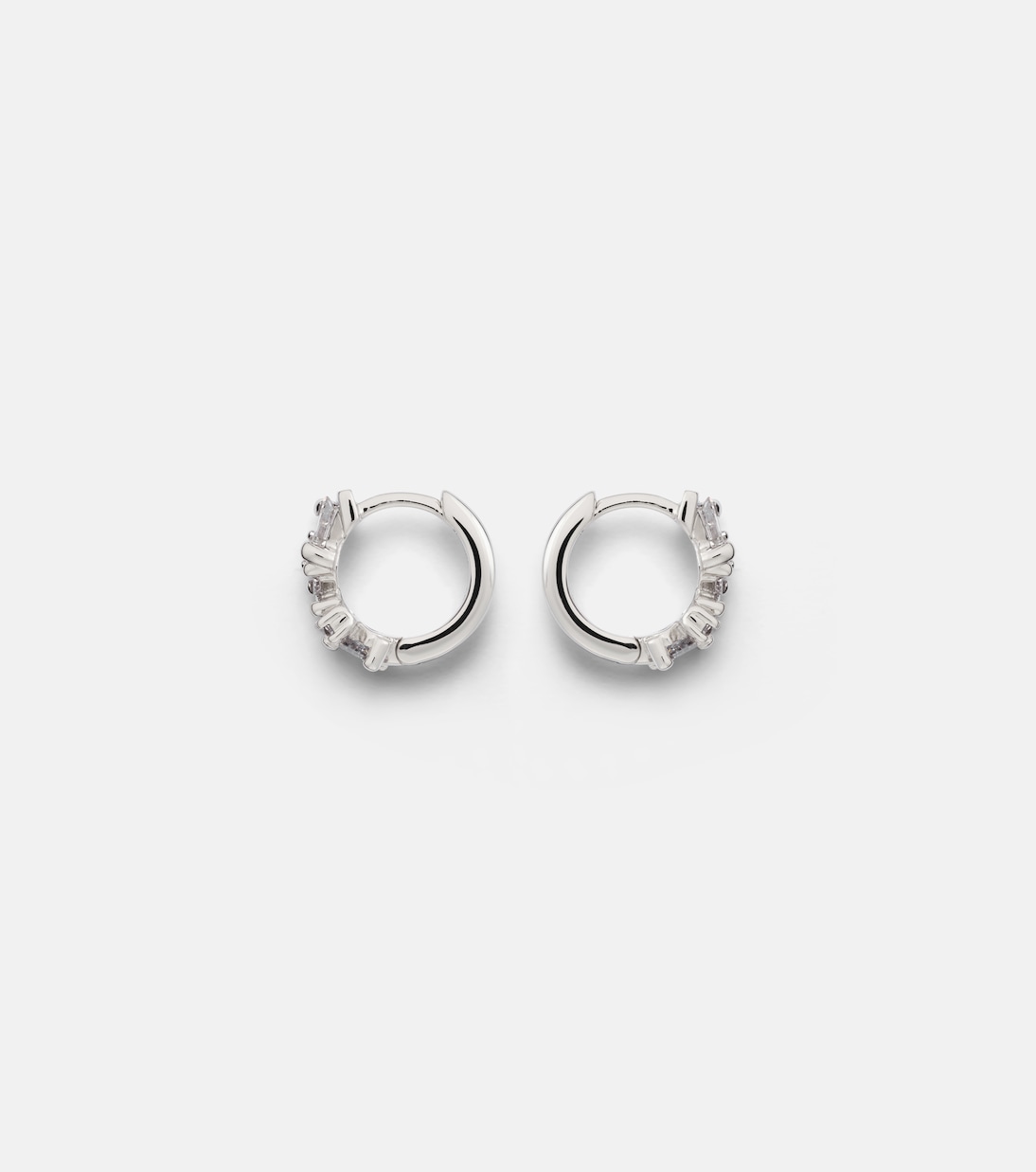 Boucles d'oreilles Frenzy en or blanc 18 ct et diamants | Suzanne Kalan