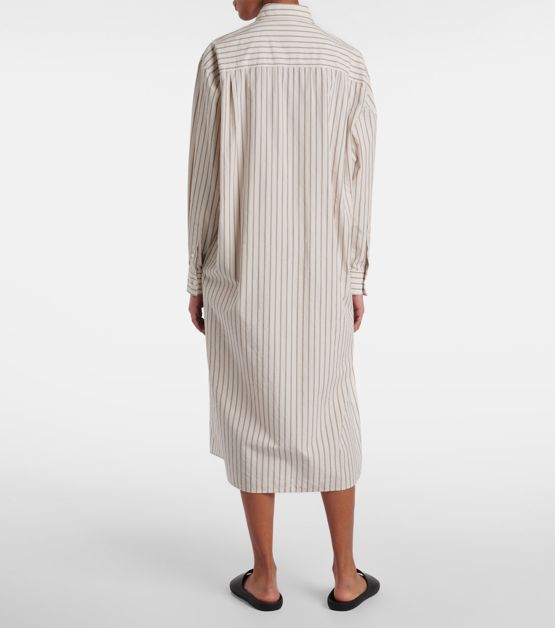 Chihiro striped cotton shirt dress | The Row