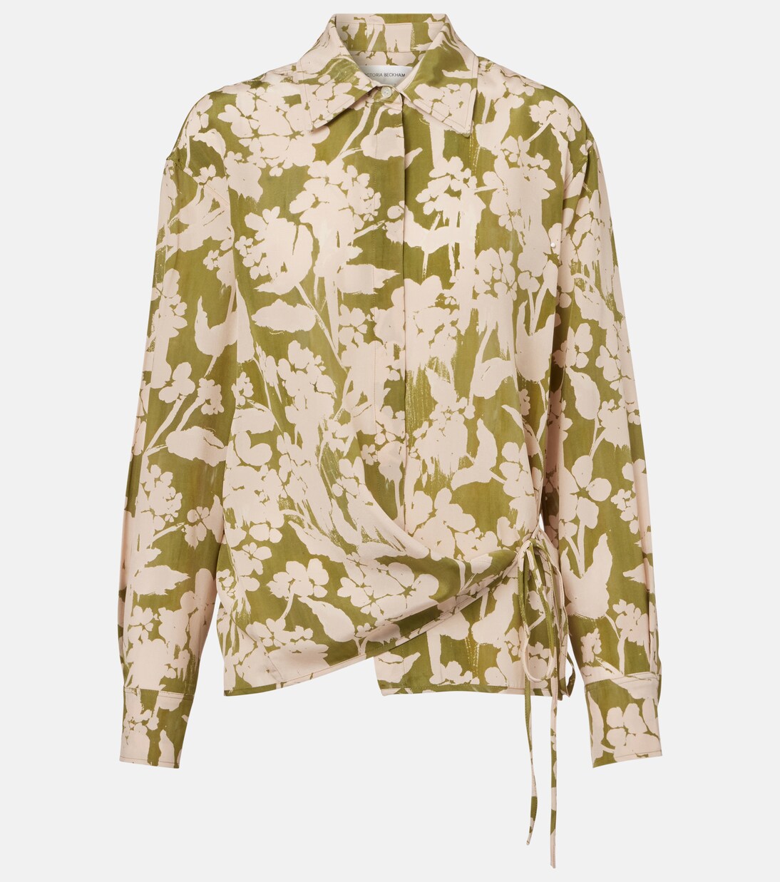 Bedruckte Bluse aus Seide  | Victoria Beckham