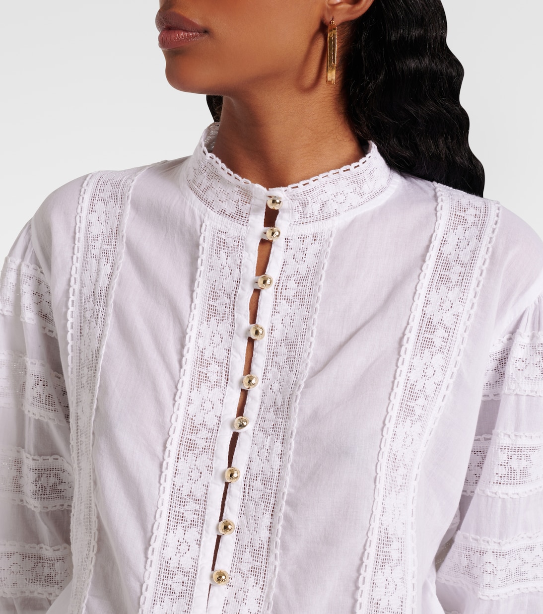 Minikleid Rita aus Baumwolle mit Spitze | Melissa Odabash