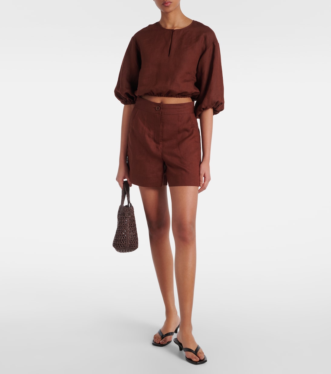 Cropped-Top Gracieux aus Leinen | Eres