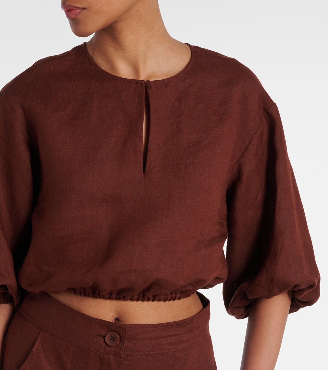 Cropped-Top Gracieux aus Leinen | Eres