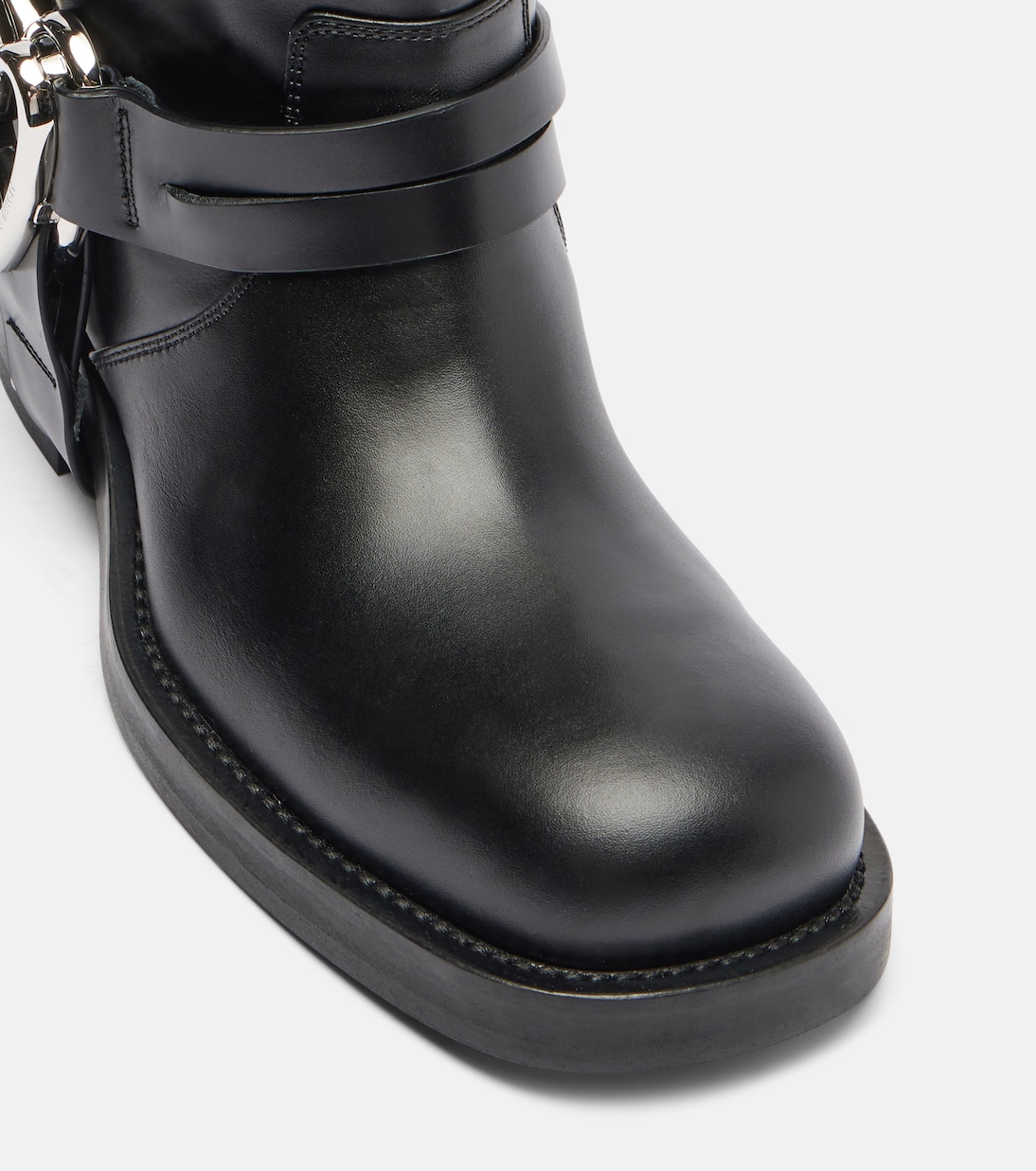 Double Heart leather biker boots | Mach & Mach