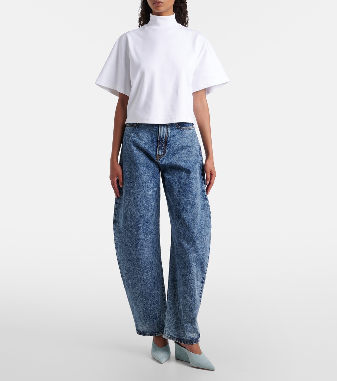 Cube 75 suede wedge mules | Alaïa