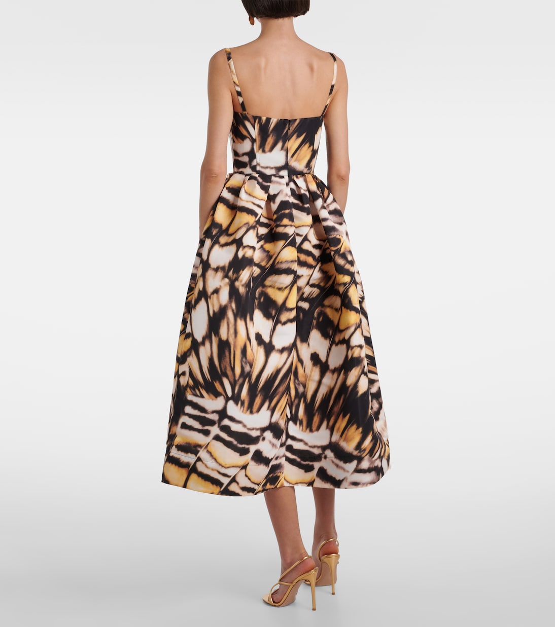 Bedrucktes Cocktailkleid aus Faille | Oscar de la Renta