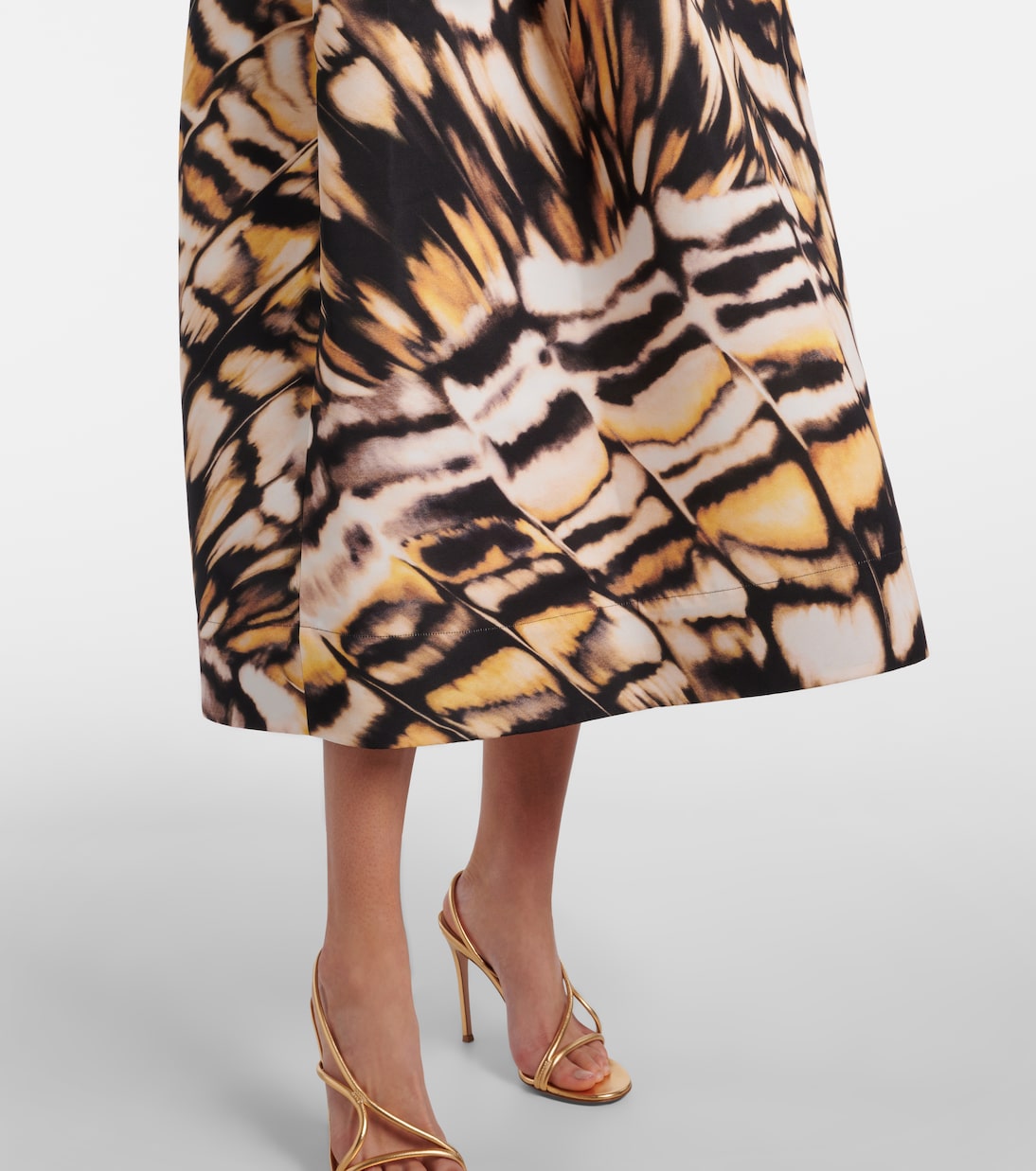 Bedrucktes Cocktailkleid aus Faille | Oscar de la Renta