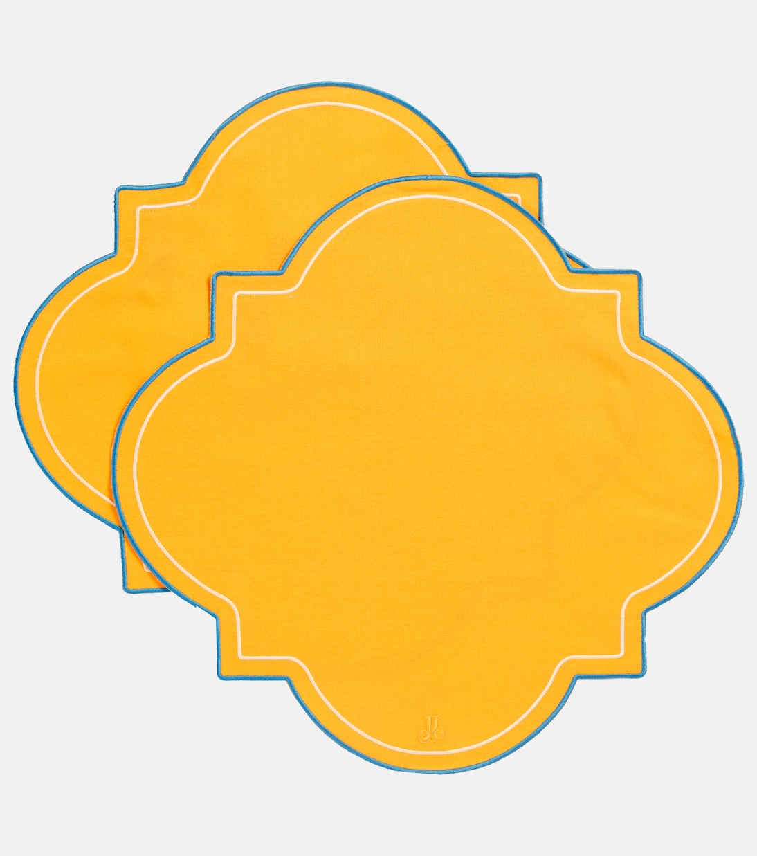 Lot de 2 sets de table Medallion en toile | La DoubleJ