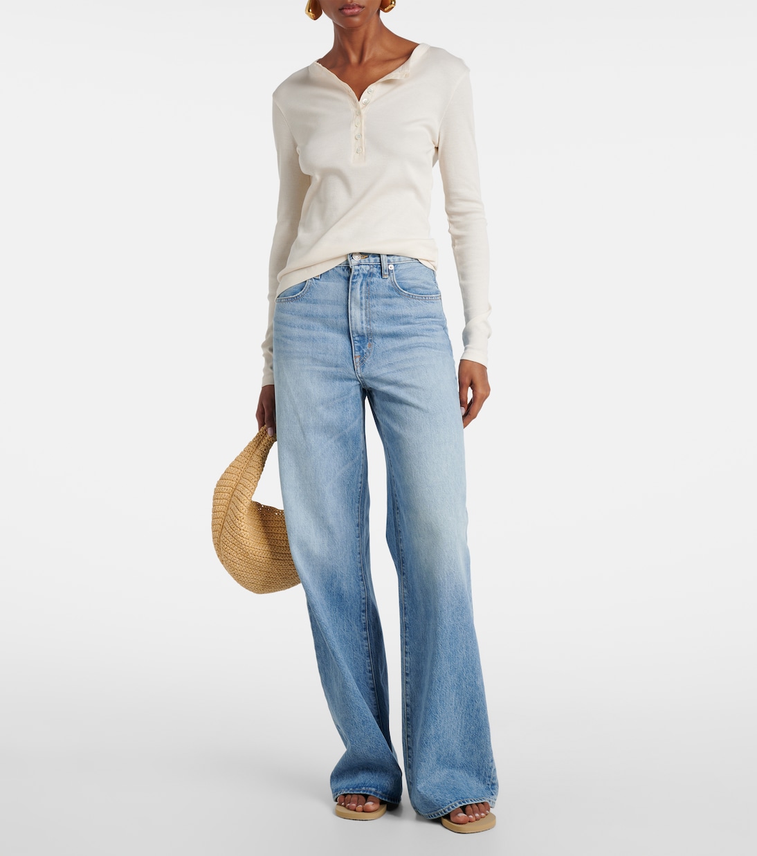 Jean ample Eva à taille haute | Slvrlake