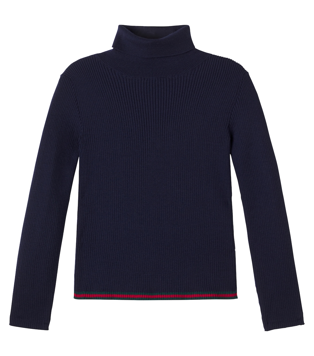 Web Stripe wool turtleneck sweater | Gucci Kids