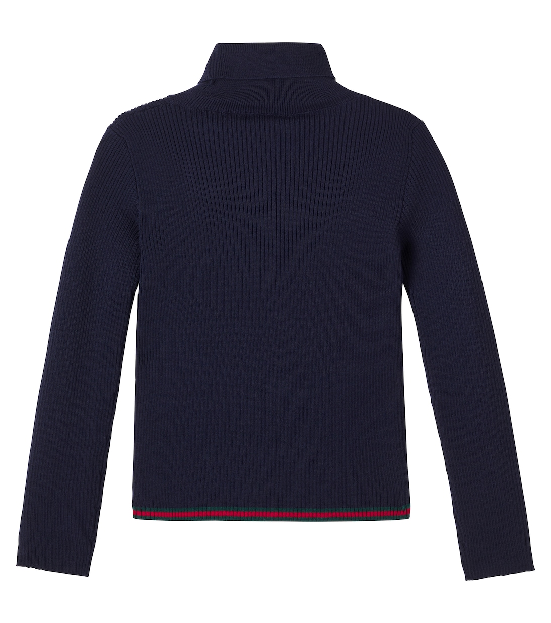 Web Stripe wool turtleneck sweater | Gucci Kids