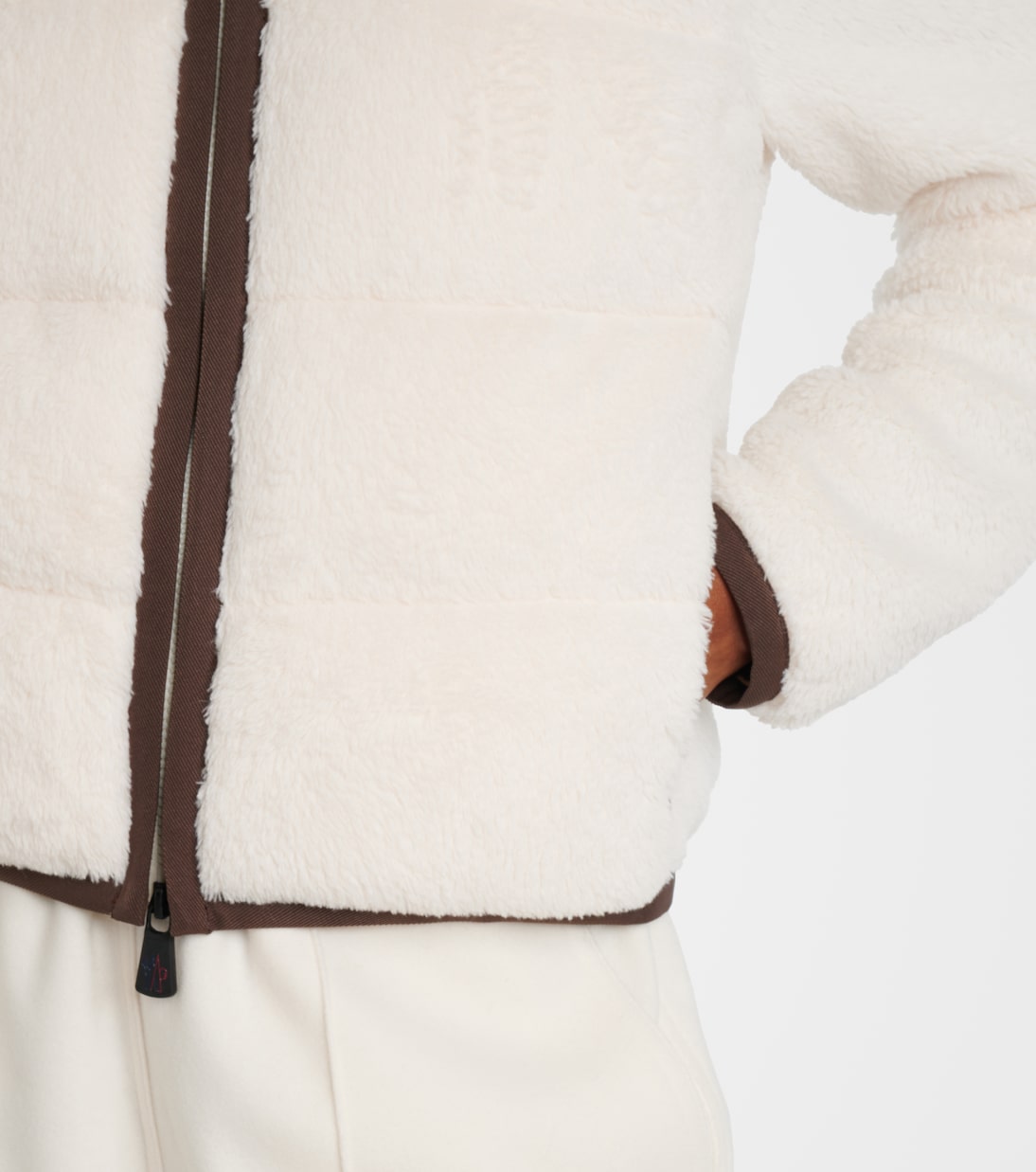 Daunenjacke aus Fleece  | Moncler Grenoble