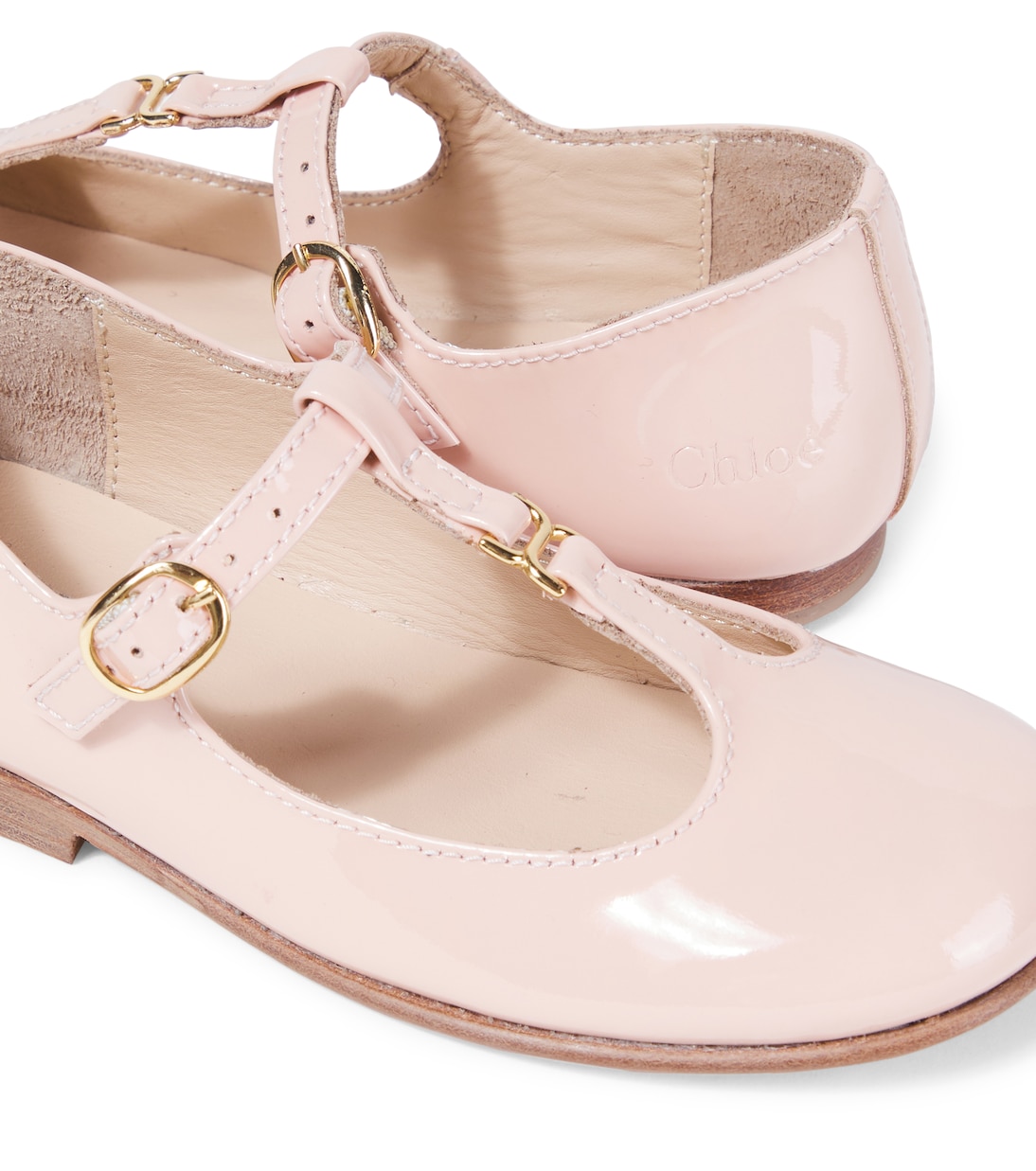 Leather Mary Jane flats | Chloé Kids