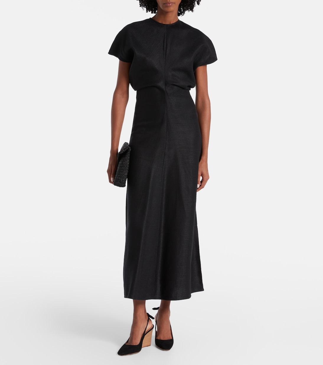 Wedges Very Bow Tie 85 aus Veloursleder | Aquazzura