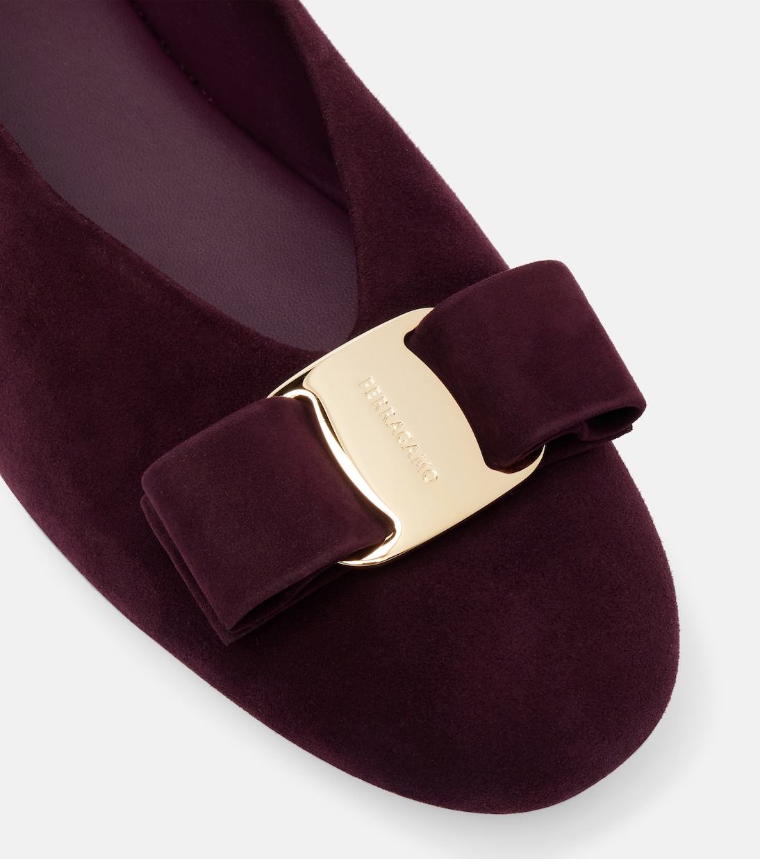 Ballerines Vanna en daim | Ferragamo