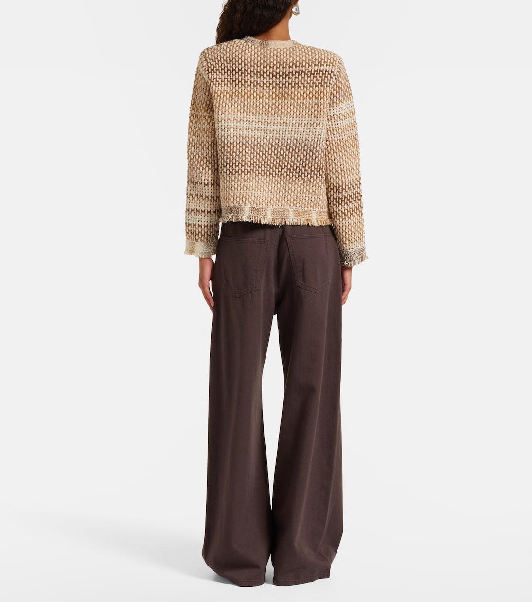 Sariyah cotton and wool-blend jacket | Veronica Beard