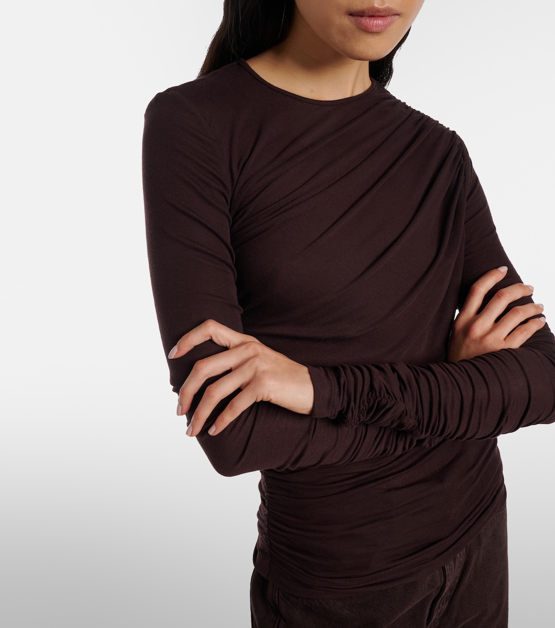 Tania Twist ruched top | Agolde