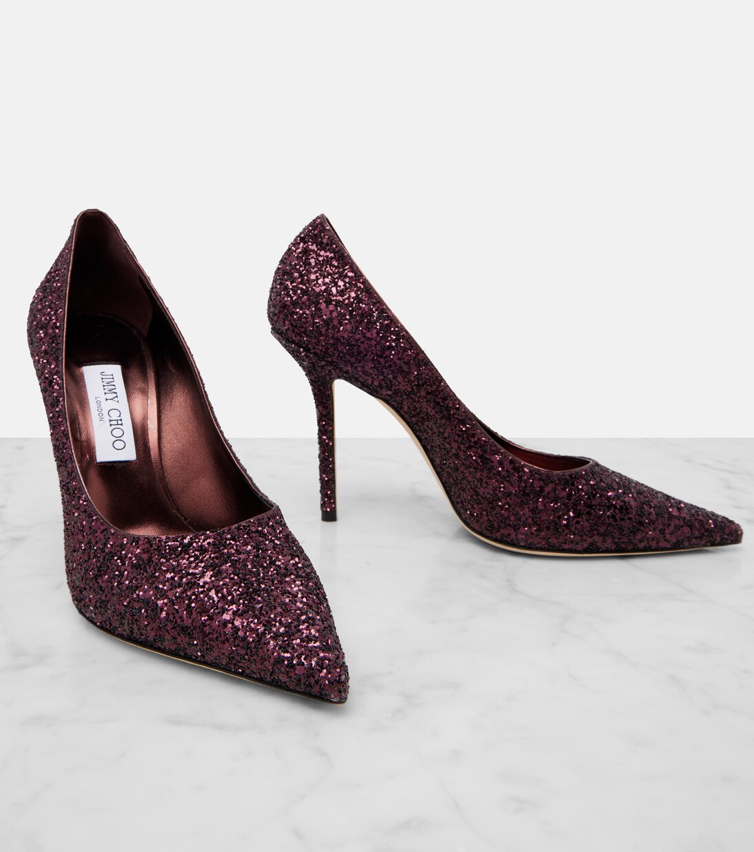 Love 100 glitter pumps | Jimmy Choo