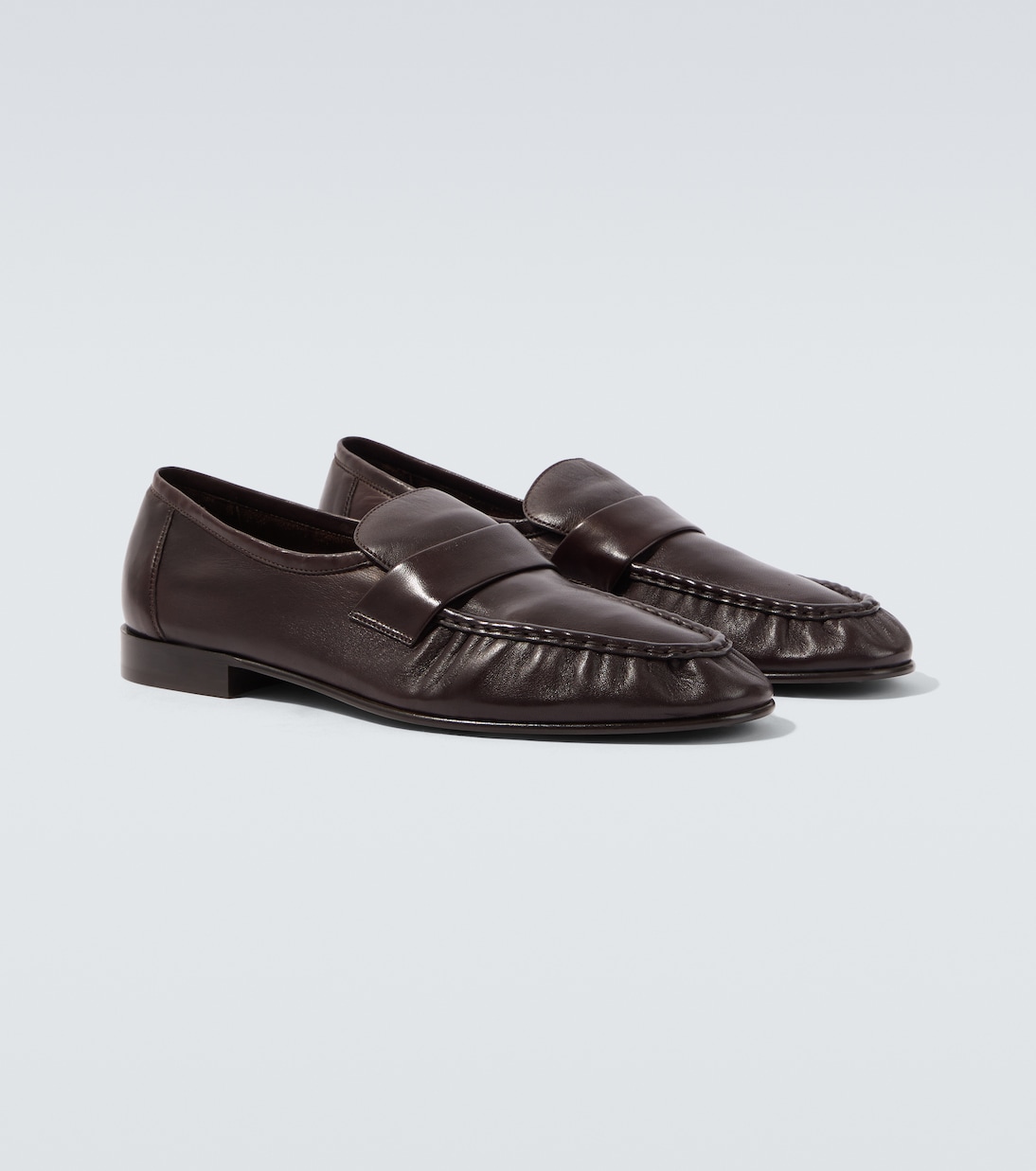 Soft leather loafers | The Row