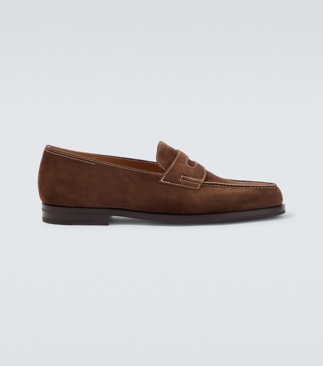 Lopez suede penny loafers | John Lobb