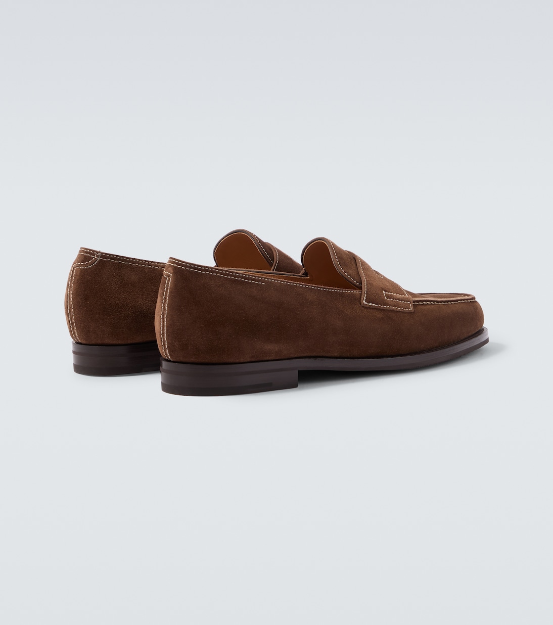 Lopez suede penny loafers | John Lobb