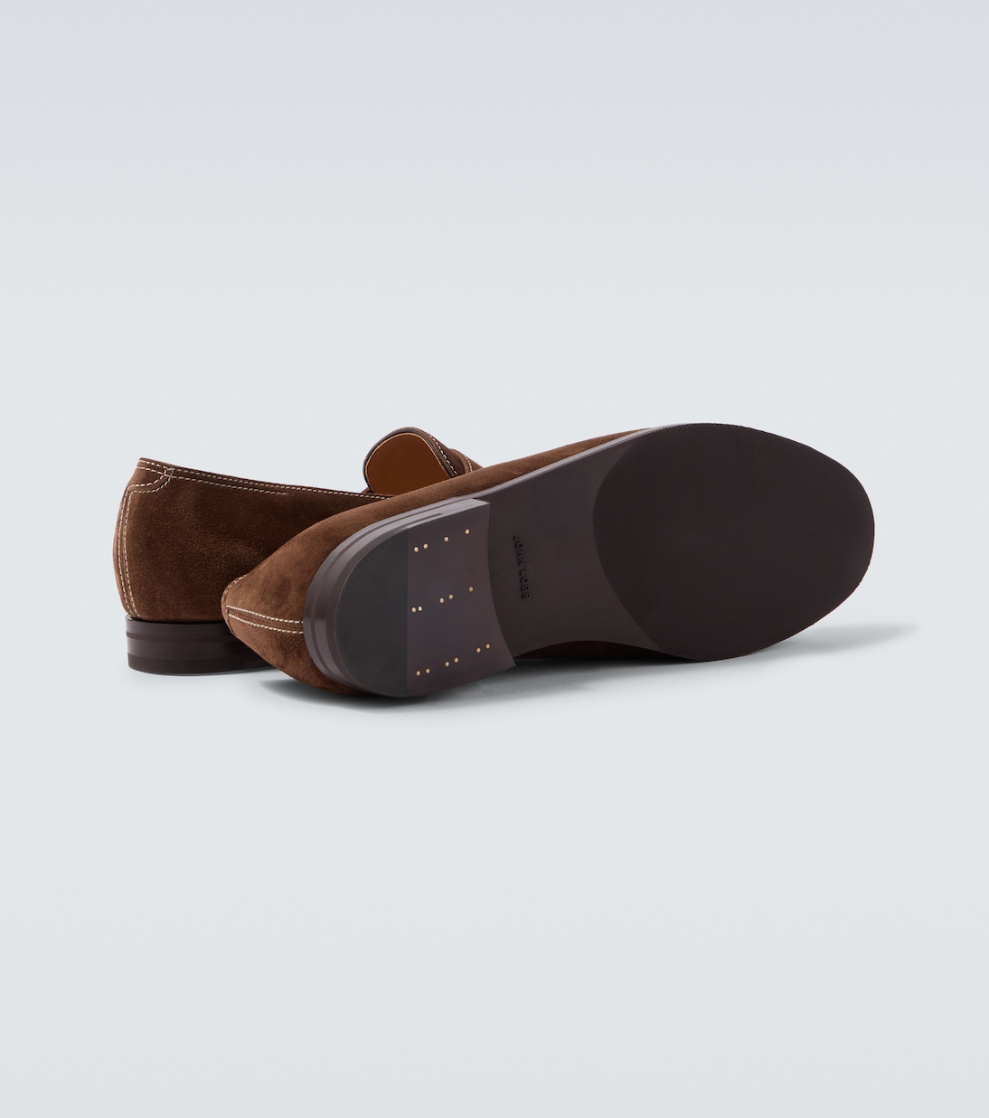 Lopez suede penny loafers | John Lobb