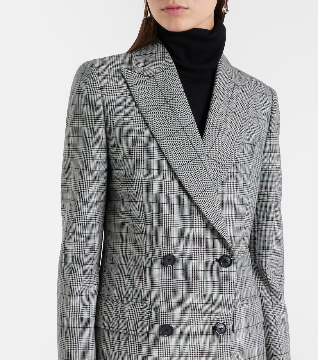 Weston plaid virgin wool blazer  | Nili Lotan