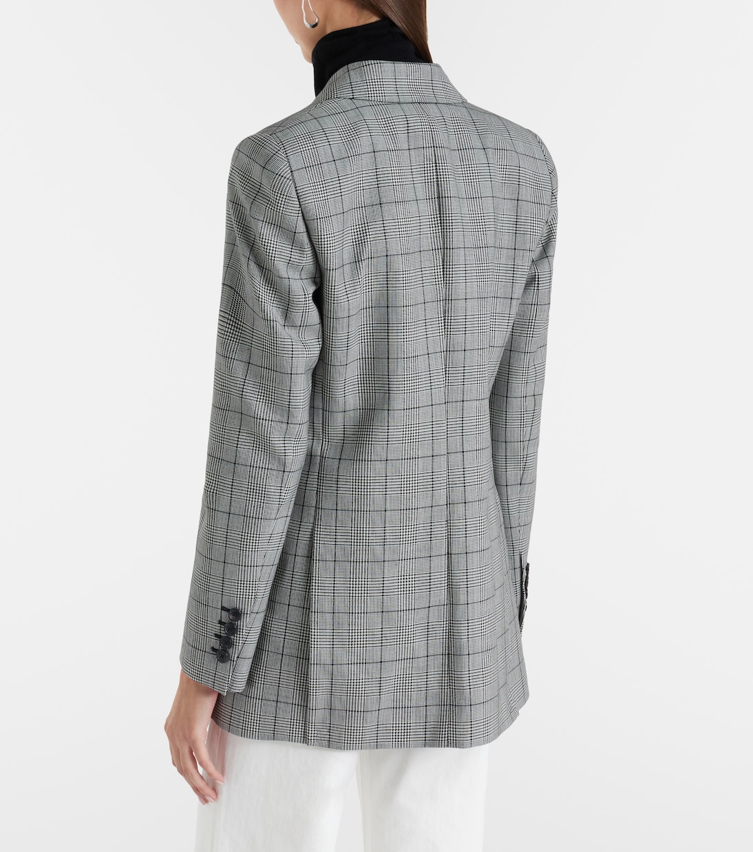 Weston plaid virgin wool blazer  | Nili Lotan