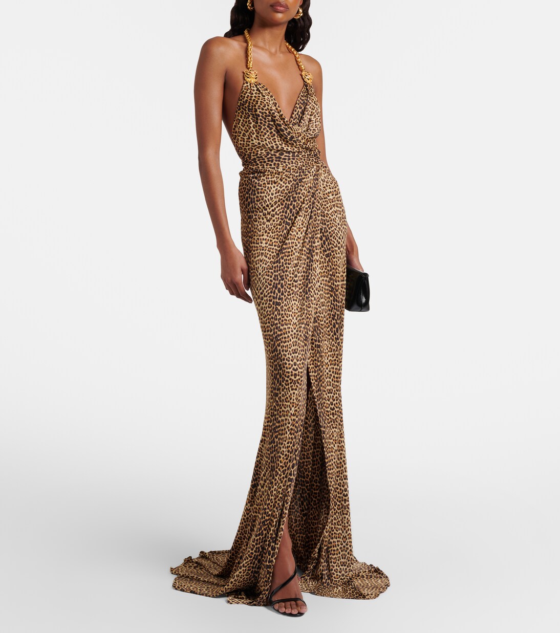 Embellished open-back gown | Roberto Cavalli