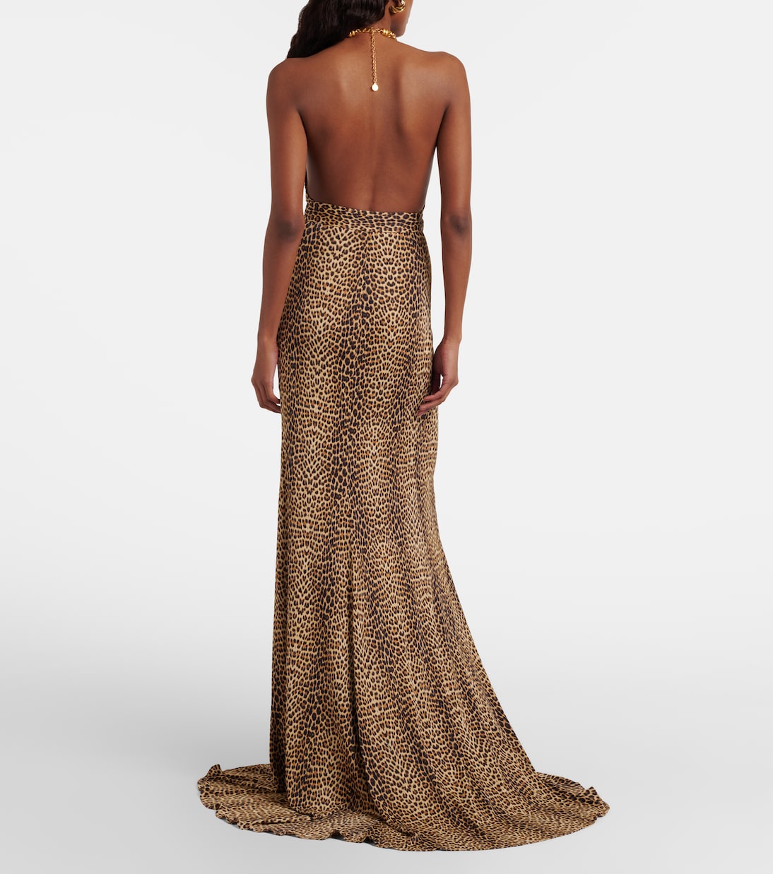 Embellished open-back gown | Roberto Cavalli