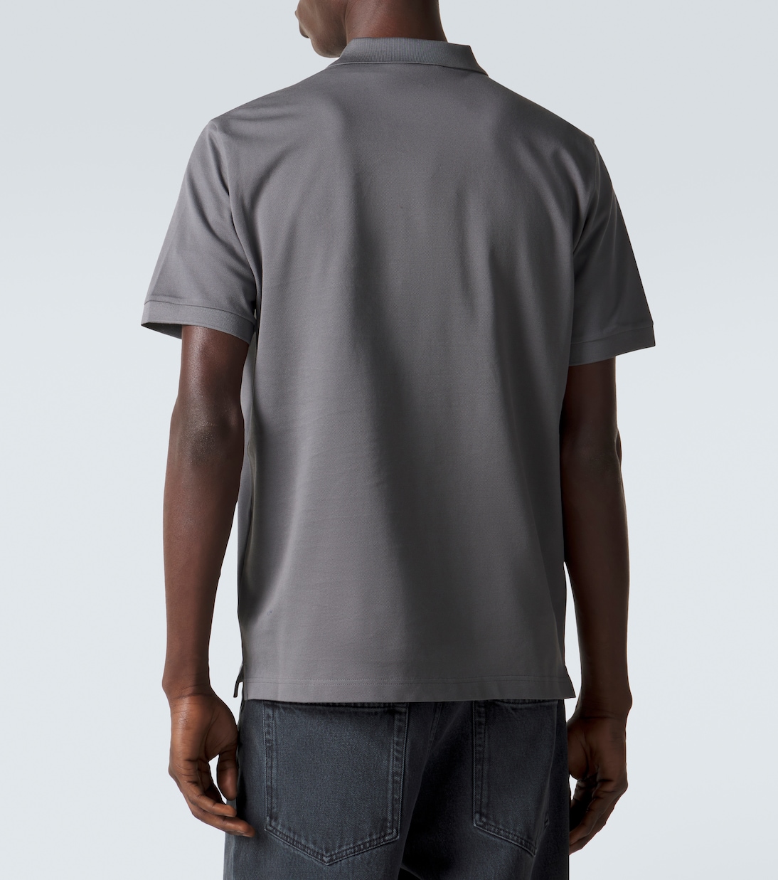 Cotton piqué polo shirt | Prada