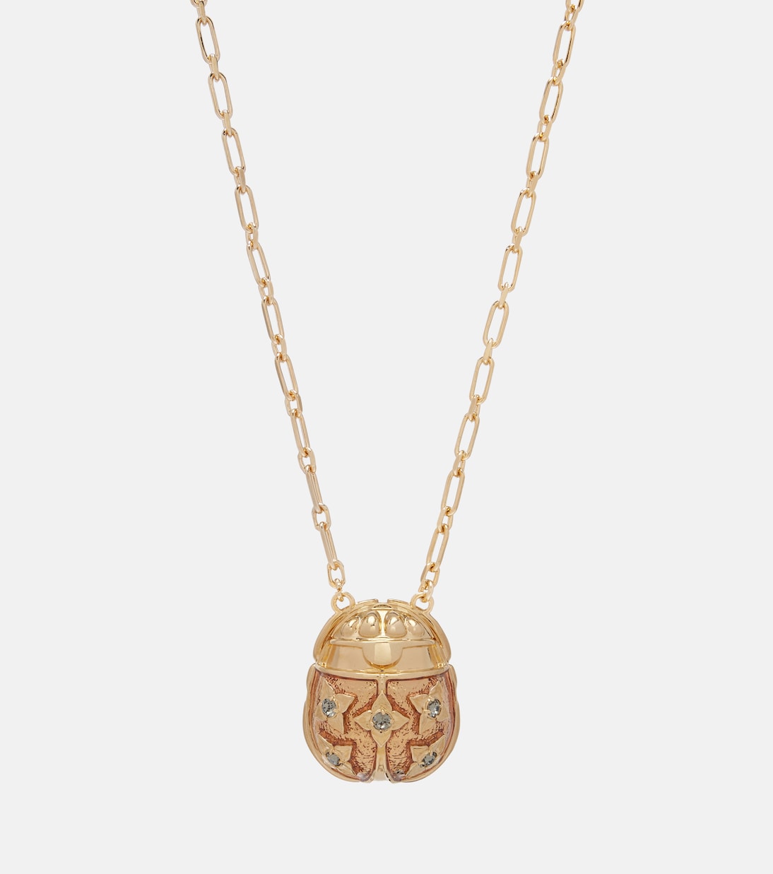 Collana Lady Scarab bagnata in oro | La DoubleJ