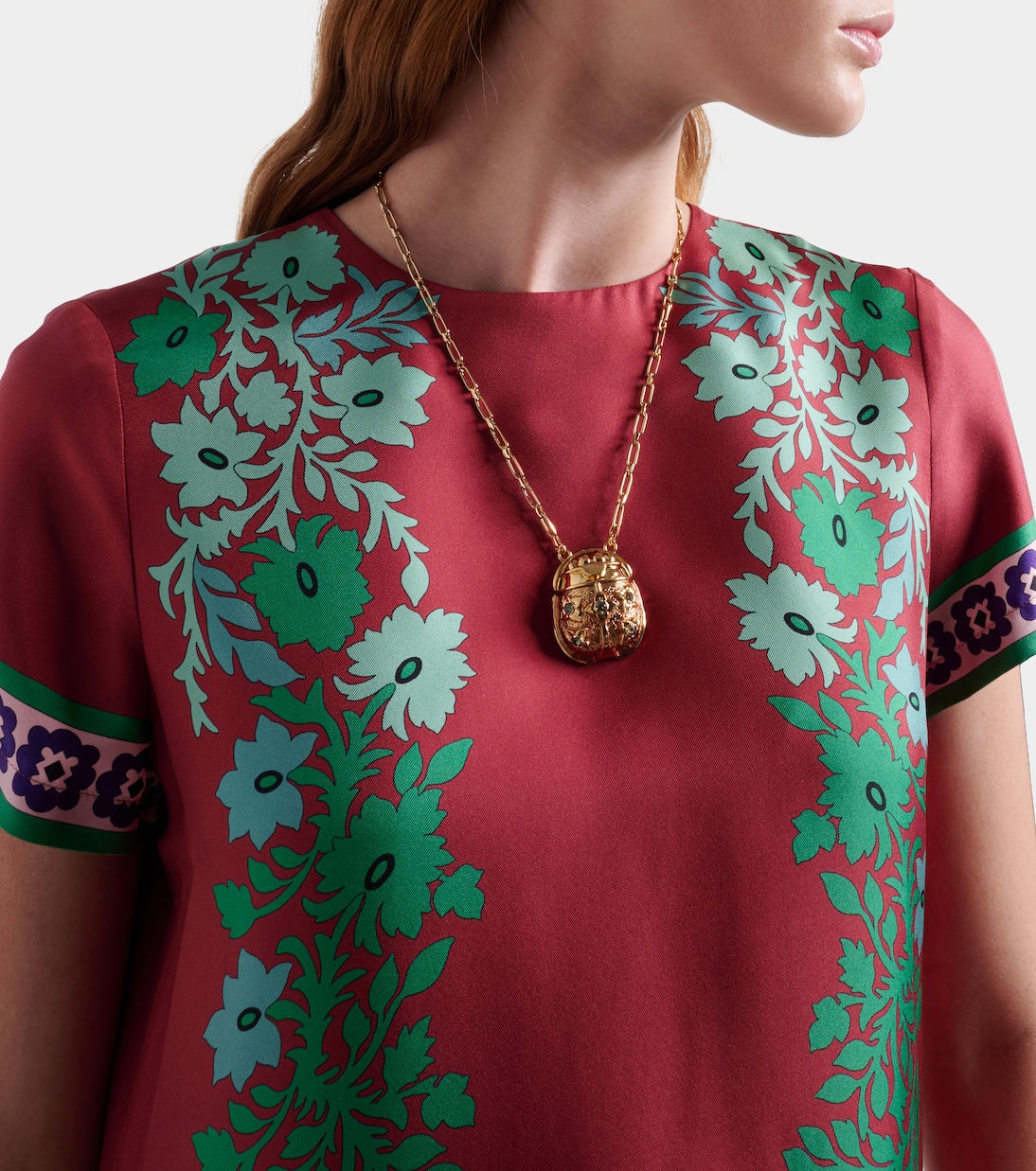 Collana Lady Scarab bagnata in oro | La DoubleJ