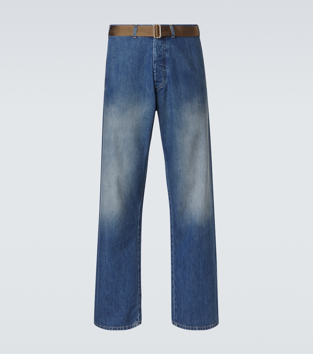 Belted straight jeans | Plan C