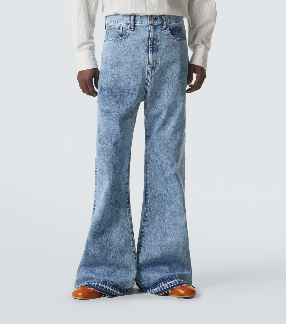 High-Rise Flared Jeans | Junya Watanabe