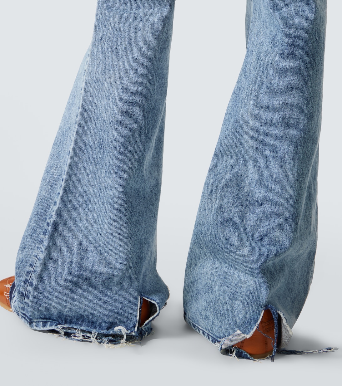High-Rise Flared Jeans | Junya Watanabe