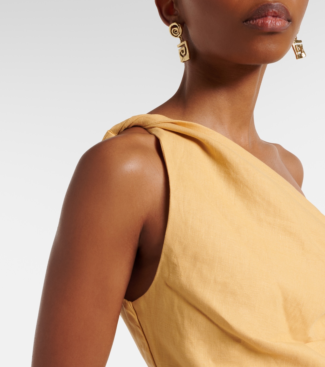 One-Shoulder-Minikleid Simona aus Leinen | Faithfull