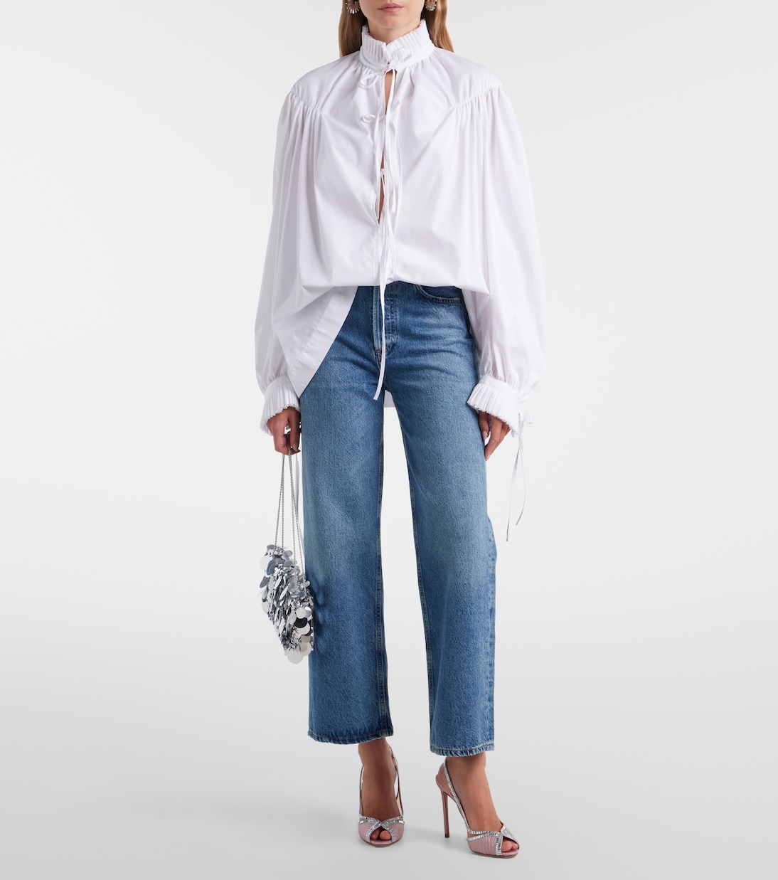 Wild Aurora embellished slingback sandals | Aquazzura