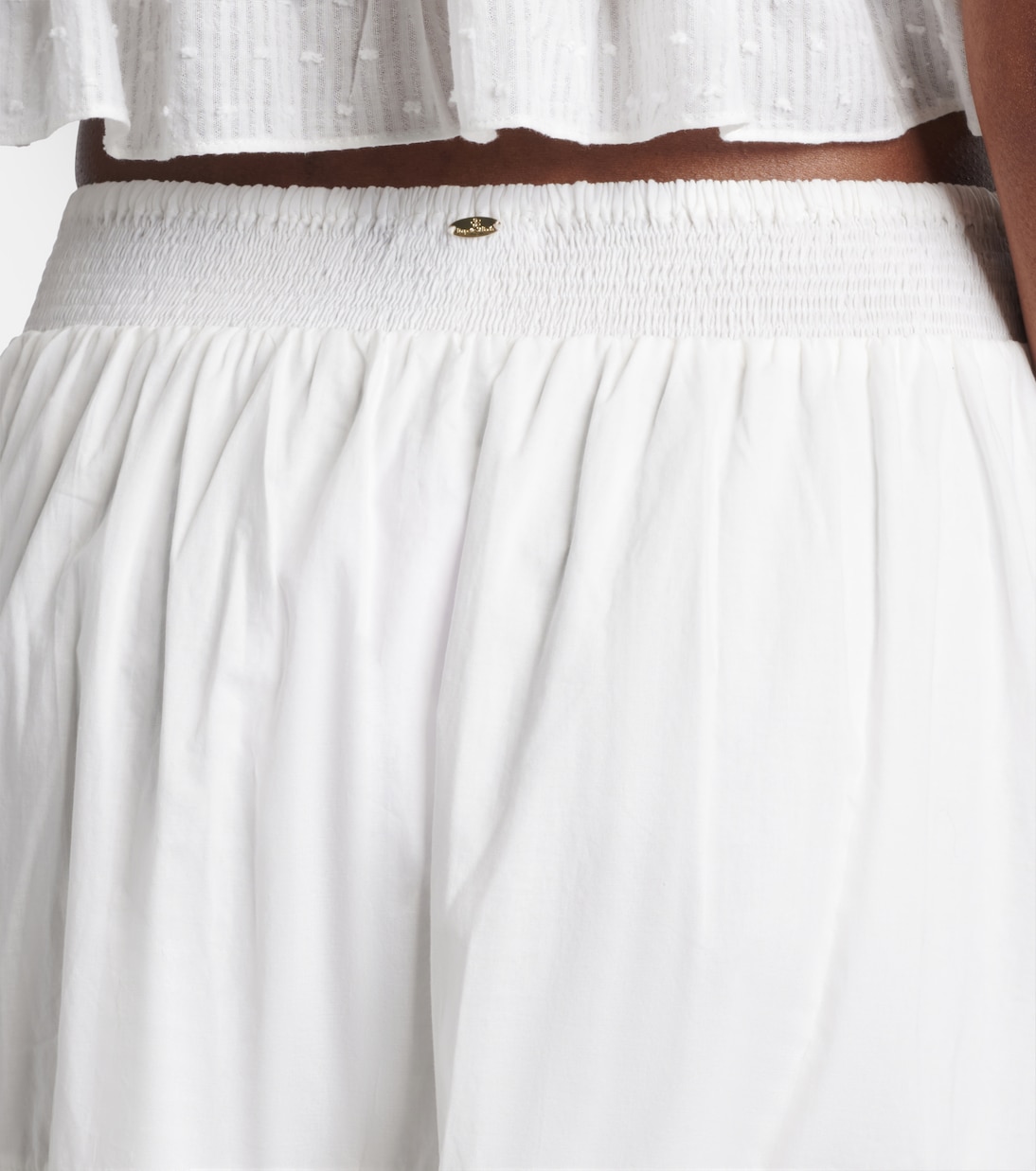 Falda larga Ines con bordado inglés | Poupette St Barth