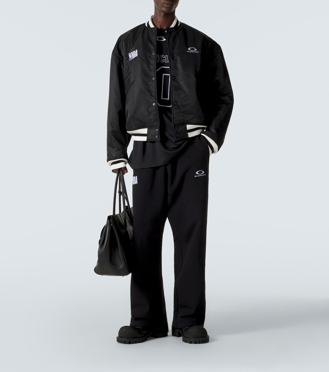 x NBA logo cotton fleece sweatpants | Balenciaga